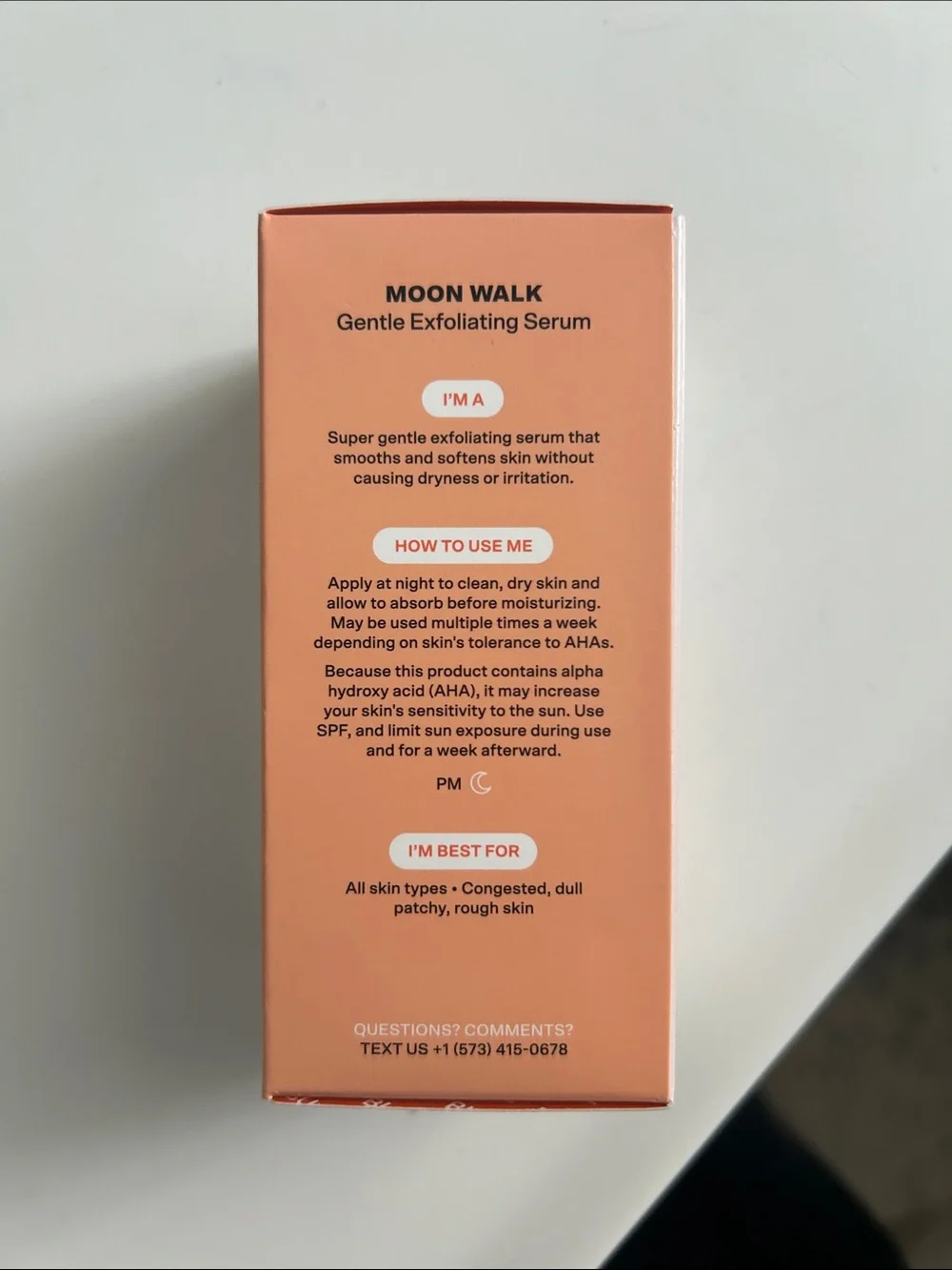 NEW Bubble- Moon Walk Gentle Exfoliating Serum